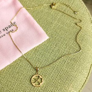 Kate Spade symbols spade floral pendant necklace